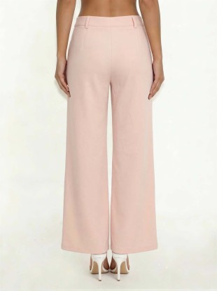 P 828 - High Waist Twill Pants