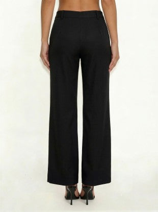 P 828 - High Waist Twill Pants