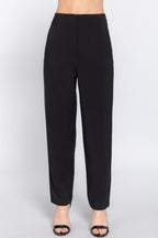 P 875 - High Waist Pintuck Pants