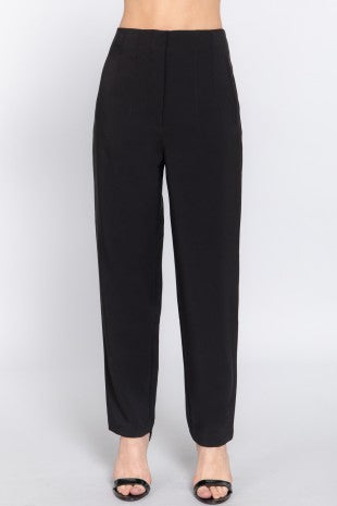 P 875 - High Waist Pintuck Pants