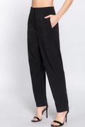 P 875 - High Waist Pintuck Pants
