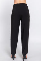 P 875 - High Waist Pintuck Pants