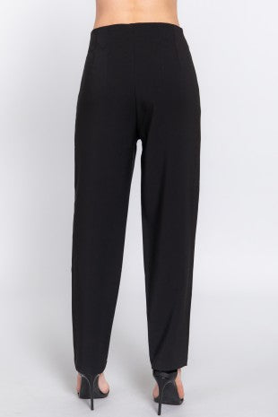 P 875 - High Waist Pintuck Pants