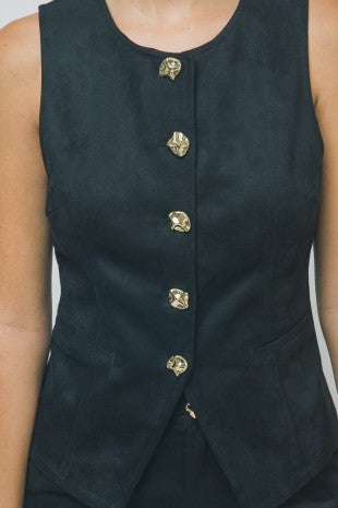 SET 120 - Fitted Button Detail Vest