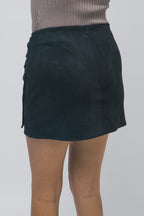 SKT 1066 - Suede Wrap Skort