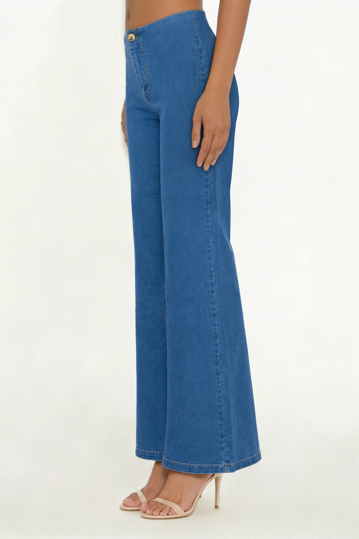 P 874 - High Rise Straight Leg Jeans