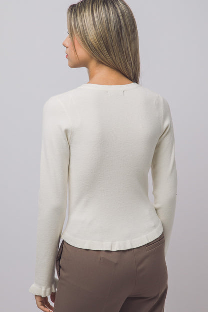 SWT 040 - Wave Trim Cardigan