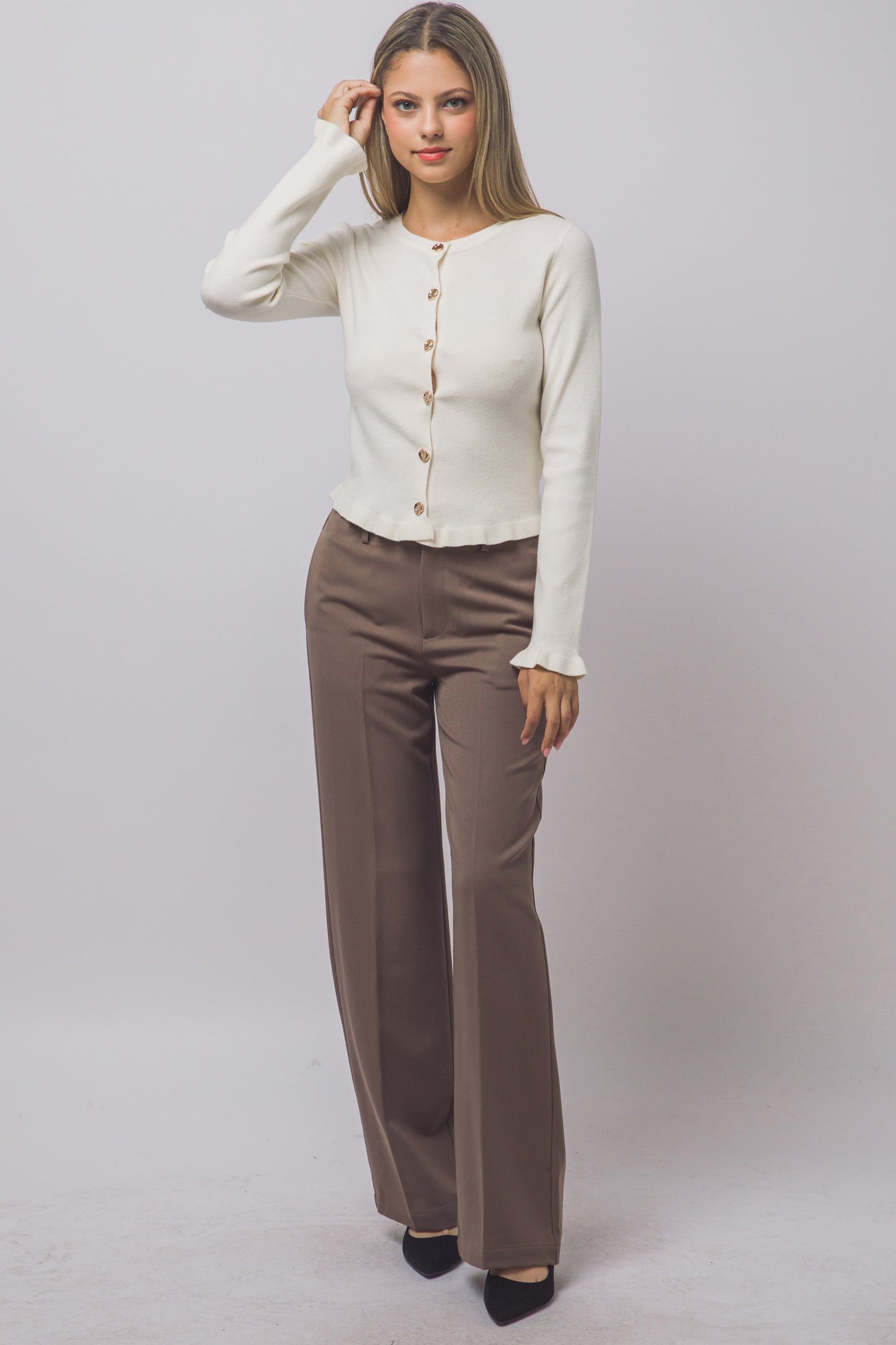 SWT 040 - Wave Trim Cardigan