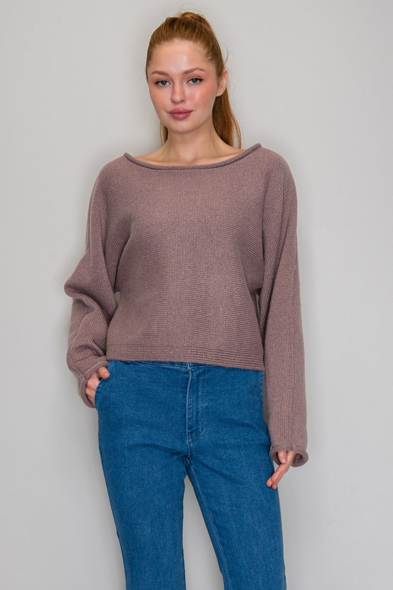 SWT 037 - Round Neck Pullover Sweater
