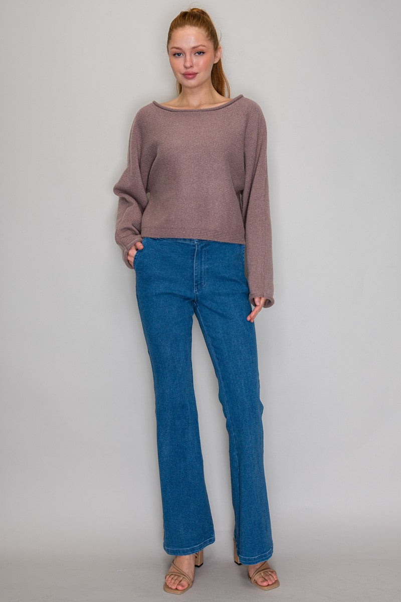SWT 037 - Round Neck Pullover Sweater