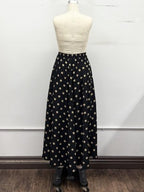 SET 107 - Polka Dot A-Line Maxi Skirt