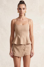 DT 1964 - Scoop Neck Peplum Top