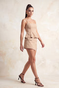 DT 1964 - Scoop Neck Peplum Top