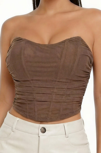 DT 1965 - Shirred Corset Tube Top