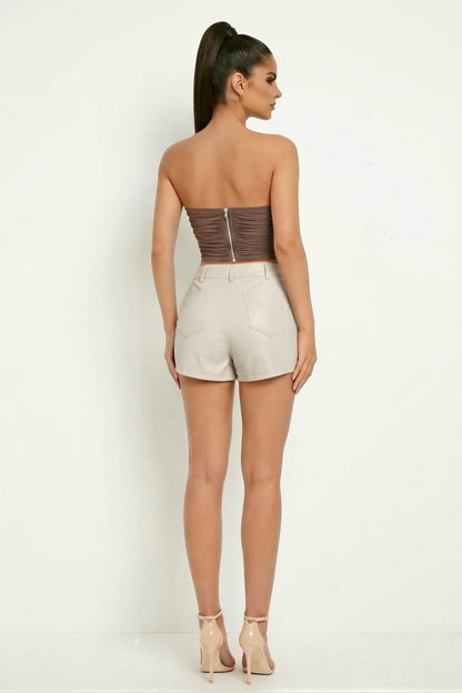 DT 1965 - Shirred Corset Tube Top