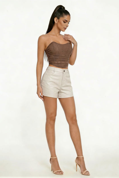 DT 1965 - Shirred Corset Tube Top