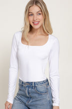 PS 031 - Long Sleeve Double Layer Knit Top