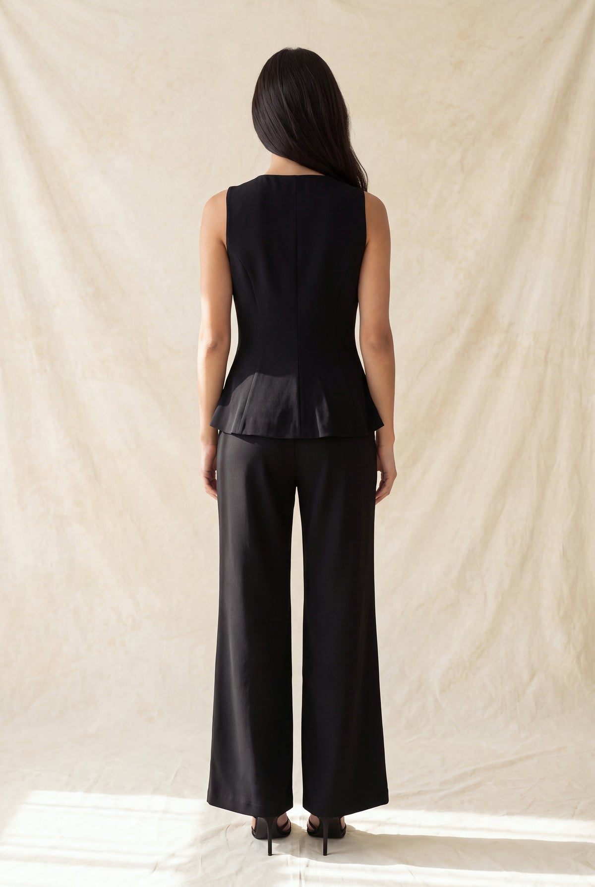 DT 1986 - Gold Accent Peplum Vest