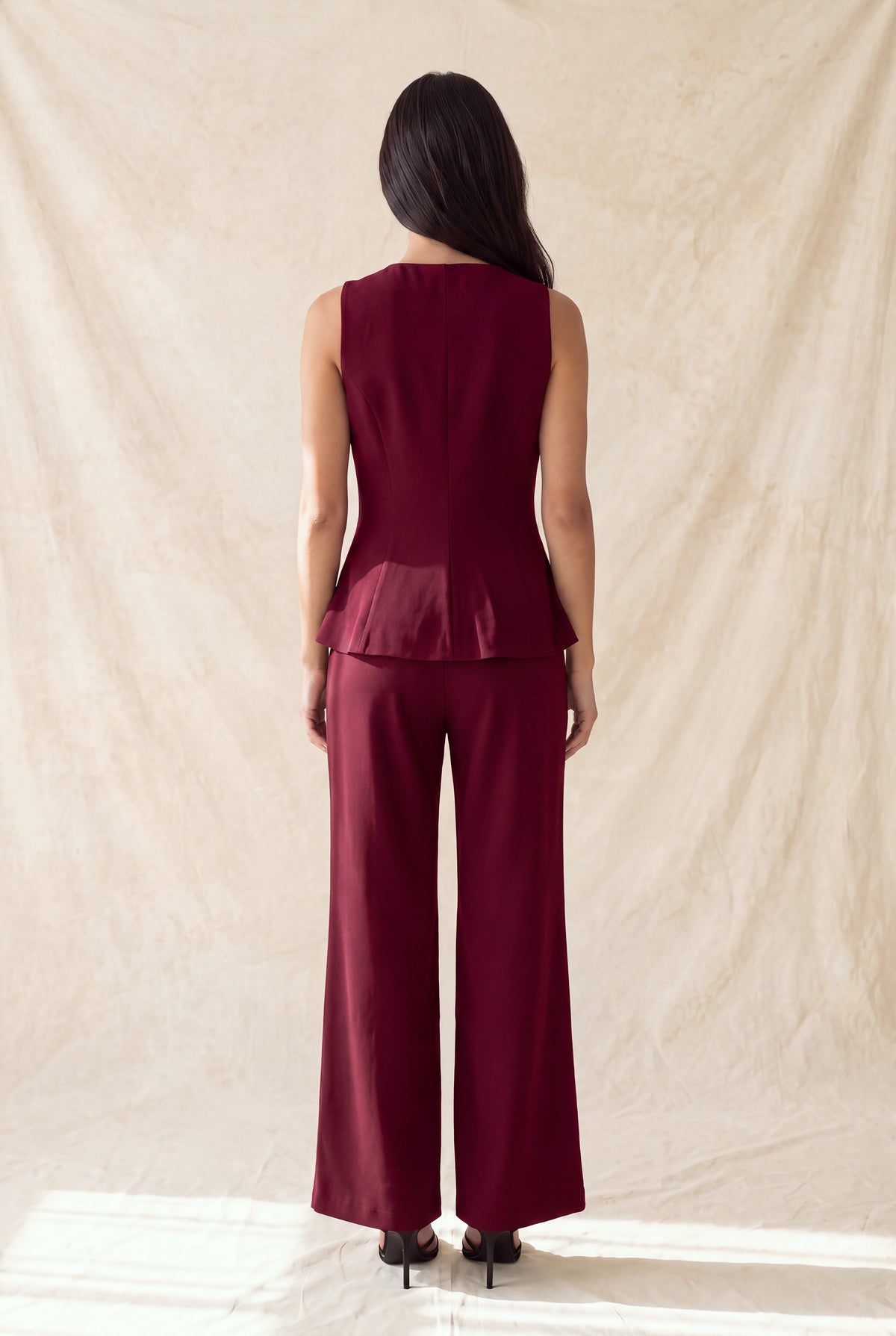 DT 1986 - Gold Accent Peplum Vest