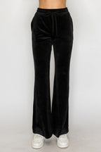 SET 117 - Slim Fit Velour Pants