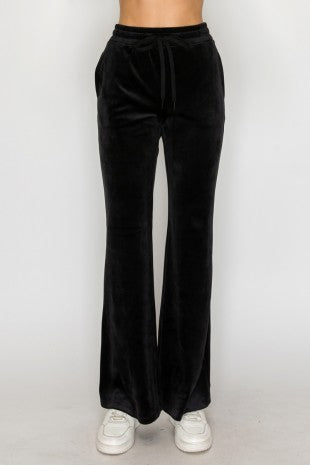 SET 117 - Slim Fit Velour Pants
