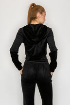 SET 116 - Velour Zip Up Hoodie
