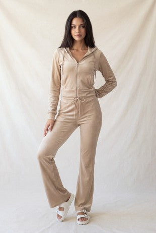SET 117 - Slim Fit Velour Pants