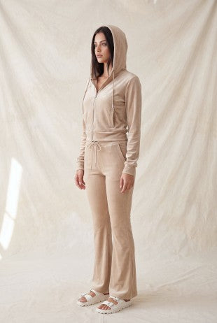 SET 116 - Velour Zip Up Hoodie