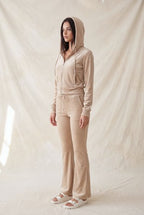 SET 116 - Velour Zip Up Hoodie