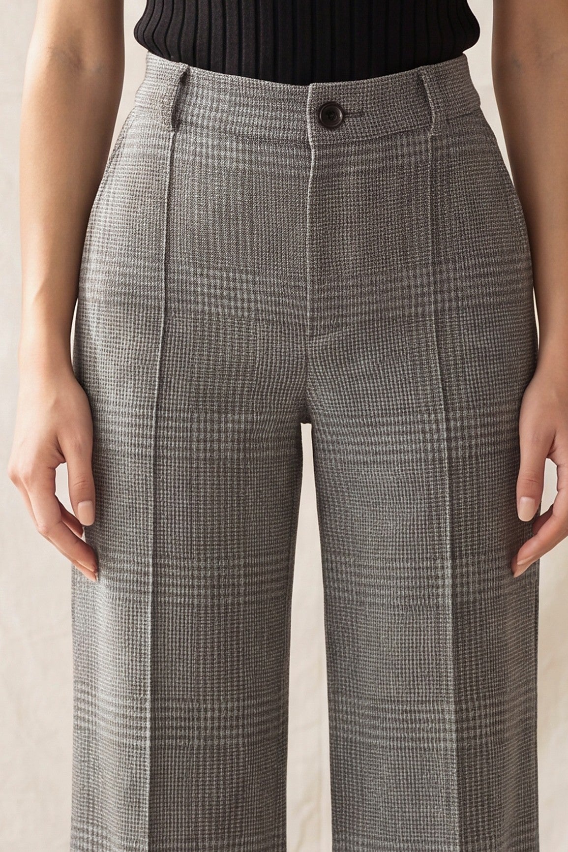 P 876 - Wide Leg Trouser Pants