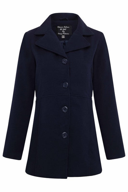 JCT 021 - Singe Breasted Peacoat
