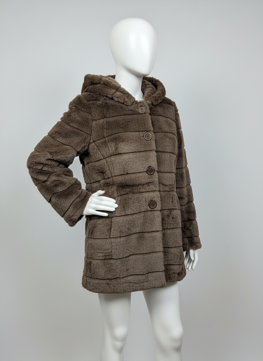 JCT 025 - Button Down Fur Coat