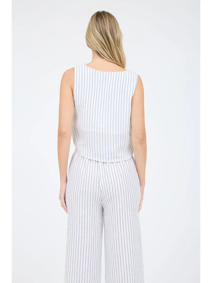 SET 060 - Sleeveless Pinstripe Tank
