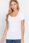 PS 032 - Short Sleeve Jersey Cotton Top