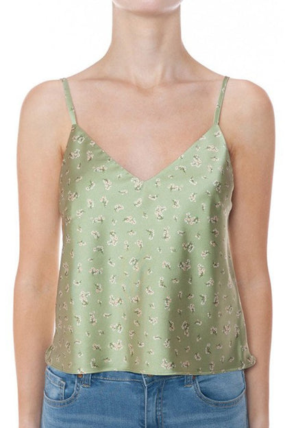 DT 1872 - Satin V Neck Cami