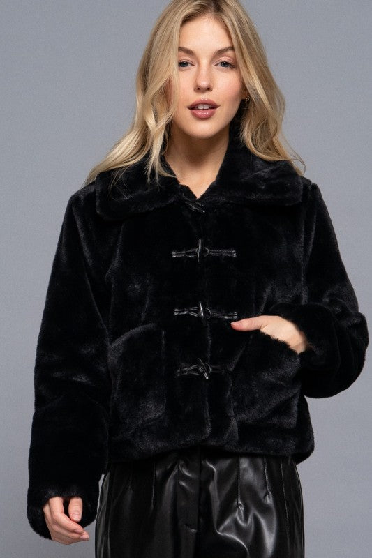 JCT 022 - Fur Duffle Jacket