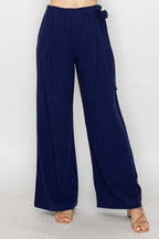 SET 019 - Side Zip High Waist Pants