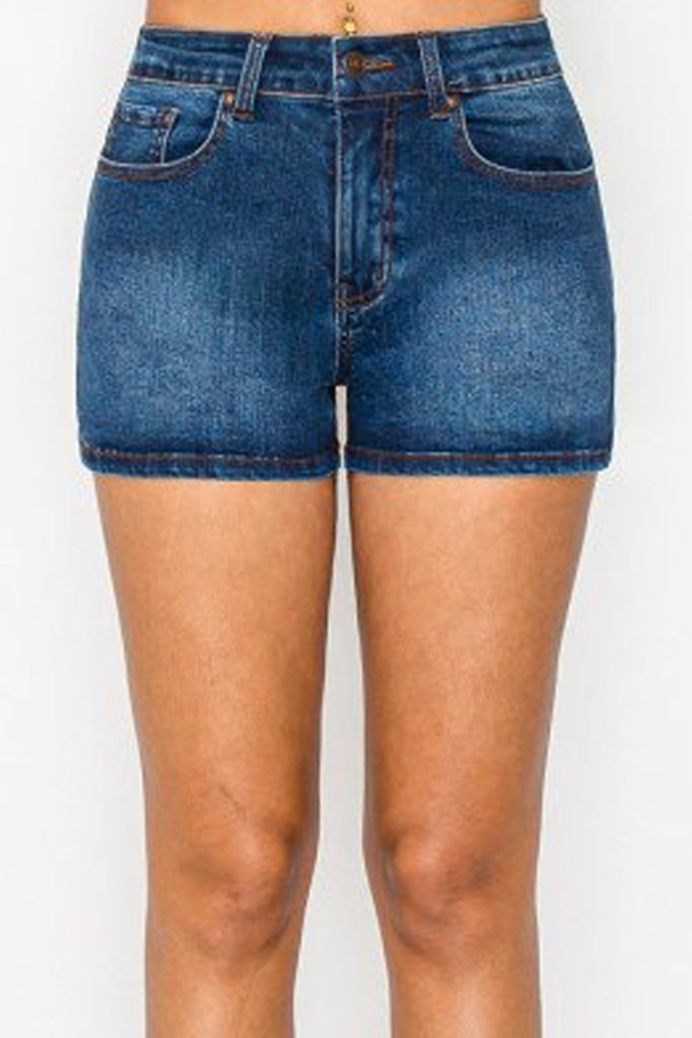 SHT 195 - Clean Hem Denim Shorts