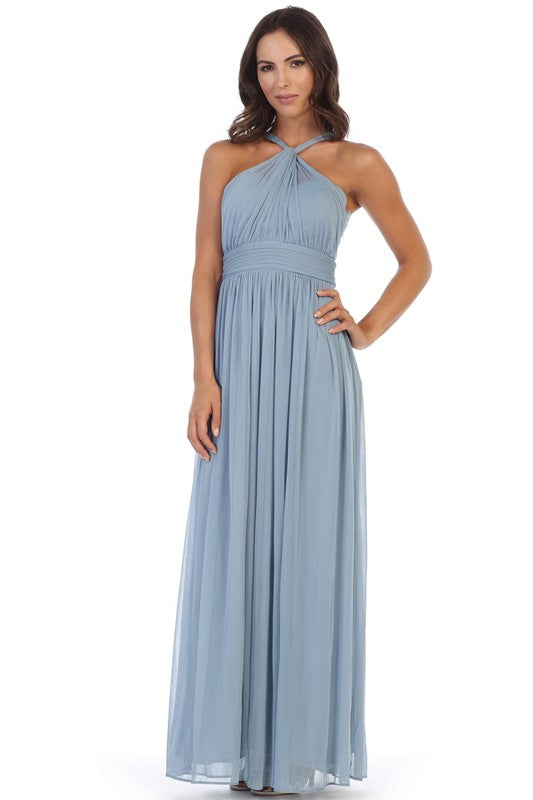 GOWN 407 - Convertible Chiffon Bridesmaid Dress