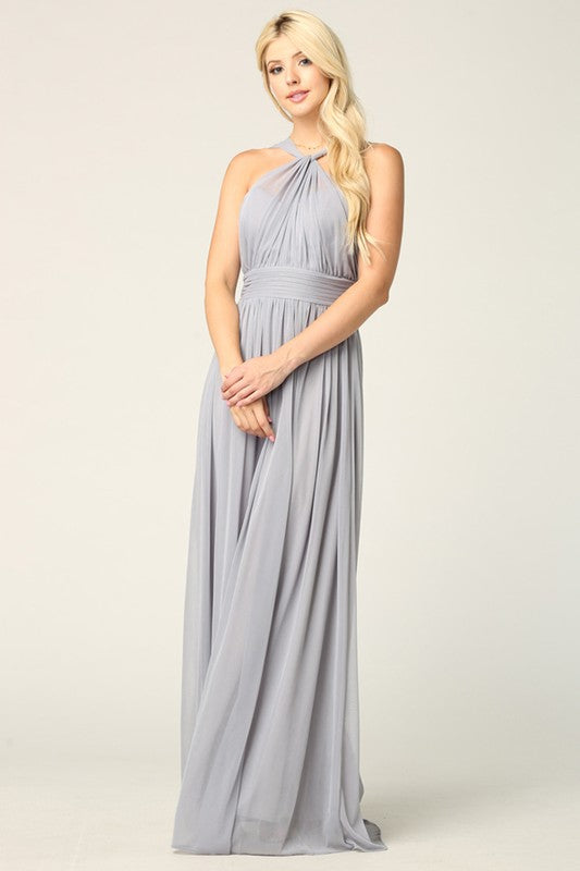 GOWN 407 - Convertible Chiffon Bridesmaid Dress