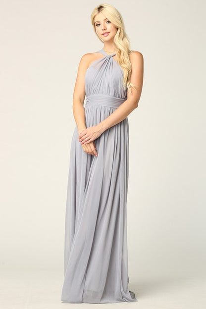 GOWN 407 - Convertible Chiffon Bridesmaid Dress