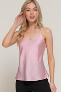 DT 1828 - V Neck Satin Cami