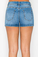 SHT 195 - Clean Hem Denim Shorts