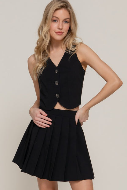 SET 014 - V-Neck Vest