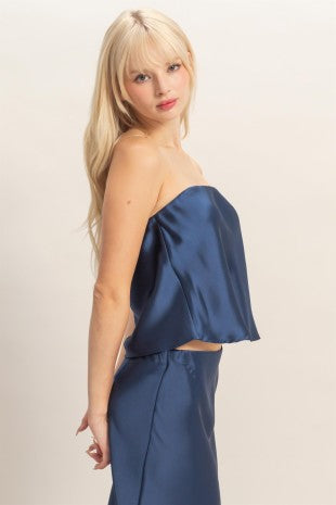 DT 1935 - Satin Strapless Tube Top