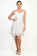 DD 1306 - Ruffle Back Mini Dress