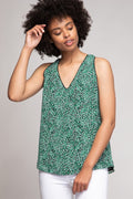 CT 2749 - Coffee Bean Print Top