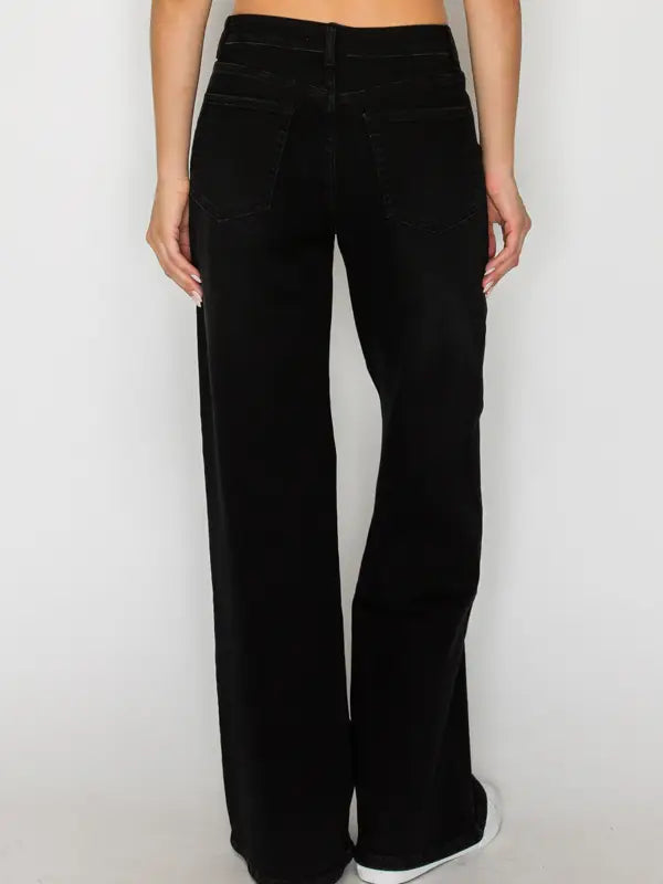 P 829 - Wide Leg Denim Jeans