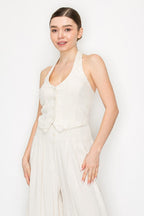 DT 1835 - Open Back Halter Top
