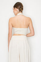 DT 1835 - Open Back Halter Top